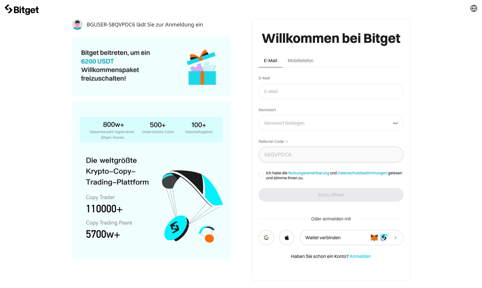 Bitget – die Krypto-Börse für intelligentes Trading